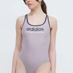 adidas costum de baie dintr-o bucată culoarea violet, cupă moale IL7254