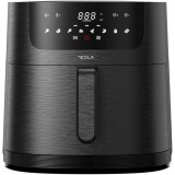 Friteuza aer cald Tesla AF800B, 8 L, 1800W, Panou digital, 8 programe, Negru