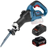 Bosch GSA 18V-32 + GBA + GAL 1880 CV - Fierastrau sabie + Set acumulator si incarcator Li-Ion 18 V 5 Ah