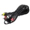 Cablu jack 3,5mm tata la 3xRCA tata, 3m, L100237