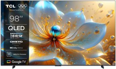 Televizor TCL QLED 98T8C, 248 cm, Smart Google TV, 4K foto