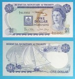 Bermuda 1 Dollar 1986 &#039;Hamilton&#039; UNC serie: A/8 613932 p#28