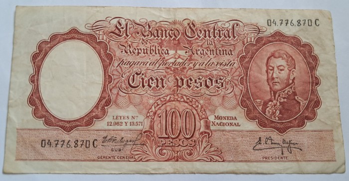 Argentina, 100 Pesos