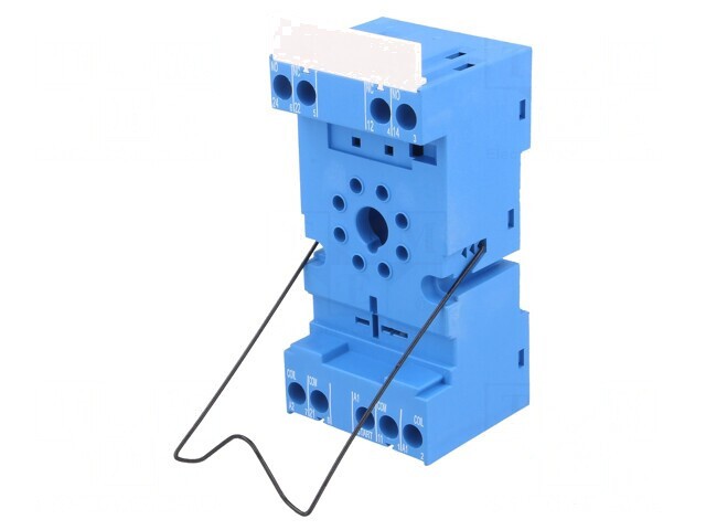 Stativ pentru şină DIN 8 10A 250VAC pe panou Serie 60.12