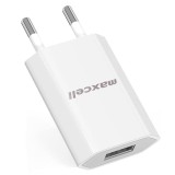 OEM (MX-813) - Incarcator retea, USB-A, 5V, White [bulk]