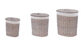 Cumpara ieftin Set 3 cosuri rufe gri 35,5 x 24,5 x 40, 43 x 30,5 x 48, 50 x 37 x 56,5 cm