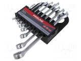 Set 8 chei combinate PROLINE oțel crom-vanadium 6-19 mm