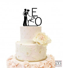 Cake Topper pentru Nunta 03 foto