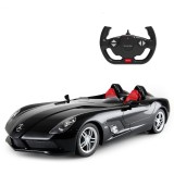 MASINA CU TELECOMANDA MERCEDES-BENZ SLR NEAGRA SCARA 1 LA 12, Rastar