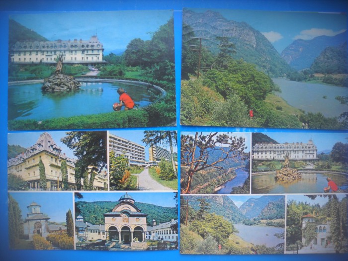 HOPCT LOT 3980 - 4 CARTI POSTALE-ASPECTE DIN... -JUD- VALCEA-CIRCULATE