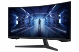 Cumpara ieftin Monitor Curbat Samsung 34&quot; LC34G55TWWPXEN, 165Hz, 1ms, QHD 3440x1440, VA, DisplayPort, HDMI, Negru