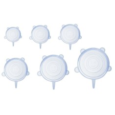 Capace silicon flexibil, 6 bucati, rezistenta temperaturi ridicate, universale