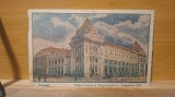Carte postala AA25 Bucuresti 17 februarie 1917 - Palatul Postelor si Telegrafiei,circulata