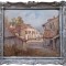 Petre Barcan (Bărcănescu / Malovăţu) (1903-1971)-Rufe la uscat, pictură licitată