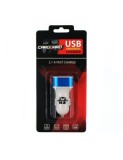 Adaptor Bricheta Auto Metalic 2 Porturi USB 2.4A Carguard Universal Incarcator Rapid Telefon Tableta