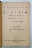 ISTORIA LITERATURII ROMANE CONTEMPORANE de EUGEN LOVINESCU , VOLUMUL VI, 1929