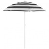 Umbrela plaja, Diametru 180 cm, Inaltime 200 cm, Protectie UV, teava 32/32 mm, Oem