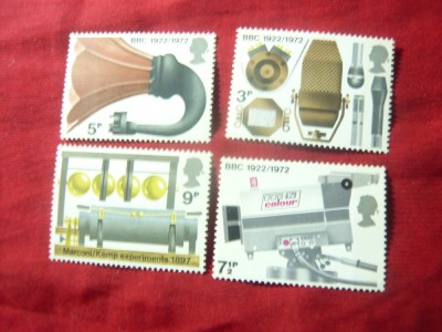 Serie Marea Britanie 1972 - Inventii, 4 valori foto