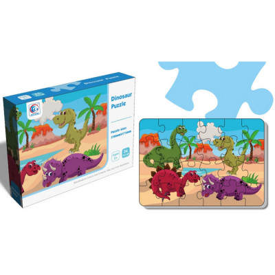 Puzzle Cu 24 De Piese Cu Dinozauri 2425 foto