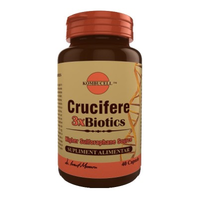 Supliment Alimentar Crucifere 3xBiotics 40 capsule Medica foto