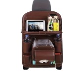 Organizator Spate Scaun Auto, Flippy, Masa Pliabila, Piele Ecologica, Impermeabil, Suport pentru Tableta, Sortare Lucruri si Protejare Tapiterie, 40 x