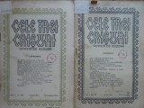 8 numere din Revista de cultură, Cele Trei Crișuri, anul 1, nr. 6, 7, 8, 9, 10, 11, 13, 14, din care 2 numere circulate poștal la Constantin I. Mille