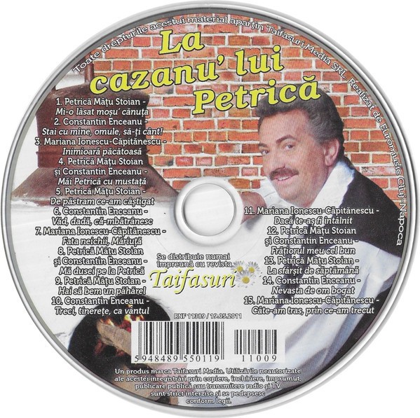 CD Petrică M&acirc;țu Stoian / Constantin Enceanu / Mariana Ionescu-Căpitănescu* &lrm;&ndash; La Cazanu&rsquo; Lui Petrică revista Taifasuri