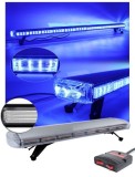 COB LED Lumina de Stroboscopica 97.5cm Lampa Girofar Avertizare Albastru 12V 24V