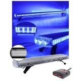 COB LED Lumina de Stroboscopica 97.5cm Lampa Girofar Avertizare Albastru 12V 24V
