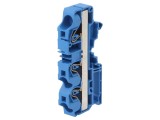 Conector de &Icirc;mbinare Șine 0,5-16mm&sup2; 3 Piste Albastru