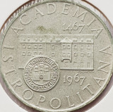 577 Cehoslovacia 10 korun 1967 Bratislava University km 62 argint