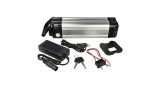 VHBW Baterie E-Bike pentru Prophete Alu-Rex / Hagebaumarkt / Hofer / Praktiker / Aldi - 10.4 Ah 24 V Li-Ion, negru / s