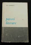 Paul Georgescu - Păreri literare