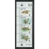 MALDIVES 1995 WWF FAUNA PROTEJATA TESTOASE