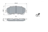 BOSCH 0 986 494 722 set placute frana,frana disc