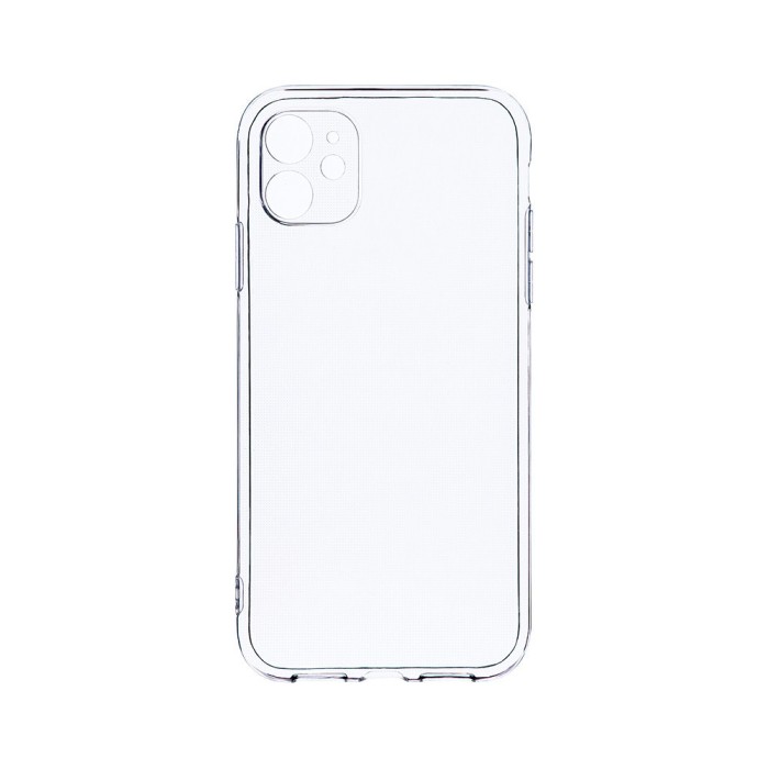 Husa BestCase&reg; Clear Silicon 2MM, Compatibila Cu Apple iPhone 12 Mini, Antisoc,