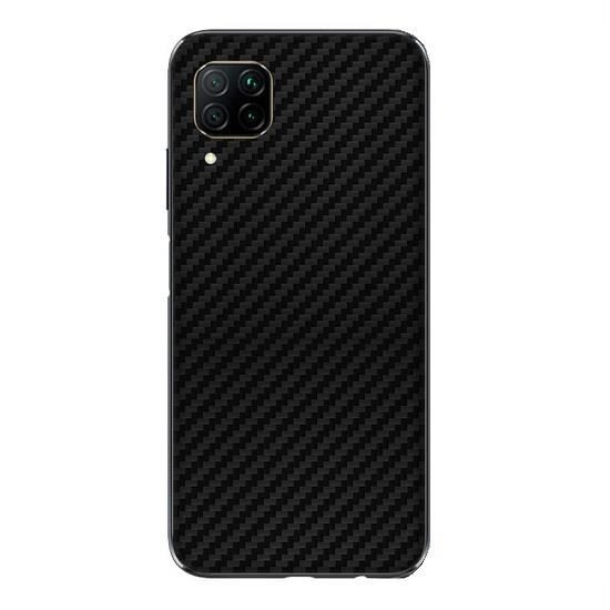 Set Folii Skin Acoperire 360 Compatibile cu Huawei P40 Lite - ApcGsm Wraps Carbon Black