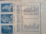 Program spectacole din perioada Romania Regalitate 1939 -1940 . Teatrul Munca si Viata