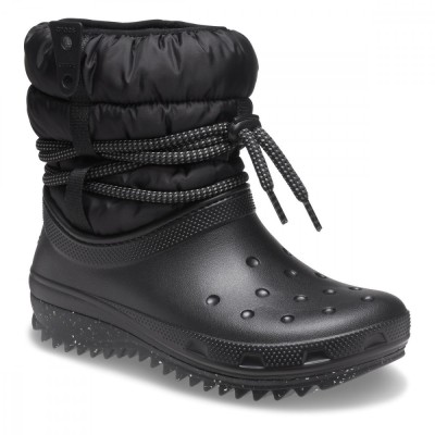 Cizme Crocs Classic Neo Puff Luxe Boot Negru - Black foto