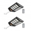 Set 2 lampi solare, led Osram, 800 W, 1400 lm, senzor de miscare, Telecomanda, IP66, Oem