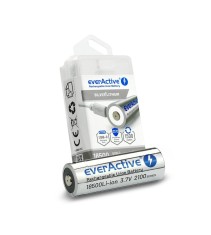 Acumulator EverActive 18500, USB-C, 3,7 V Li-ion 2100 mAh cu protecție BOX