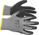Manusi de protectie Strend Pro Saver 07/S, poliester, latex spumos, EN 388 - Ideale pentru lucru manual