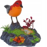 FIGURINĂ CU PĂSĂRI C&Acirc;NTĂTOARE PENTRU STILOURI ȘI ARTICOLE DE PAPETARIE C&Acirc;NT&Acirc;ND ȘI BĂT&Acirc;ND DIN ARIPI