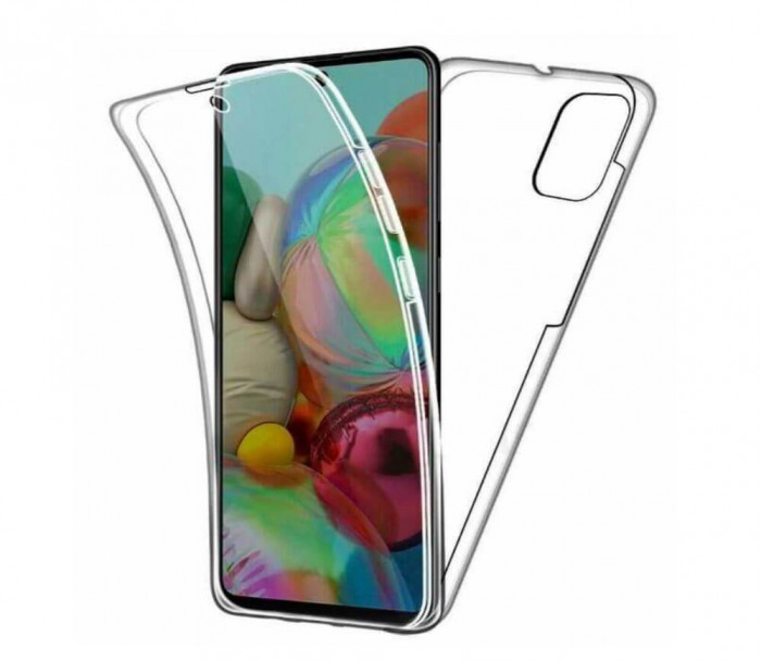 Husa Samsung Galaxy S20 Plus 360 Grade silicon fata TPU spate Transparenta