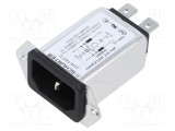 Conector alimentare AC SCHURTER soclu tată 15A 250VAC IEC 60320 5120