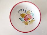 Bol Ceramic Italian Fratelli Mennella Casamicciola, Motiv Rustic Etno, Diametru 14cm, Handmade