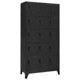 Gossi fiset, antracit, 90x40x180 cm, otel