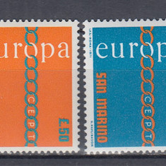 SAN MARINO 1971 EUROPA CEPT SERIE MNH