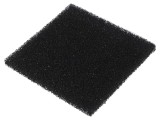 Filtru negru pentru extractor de fum QUICK ESD 130x130x10mm