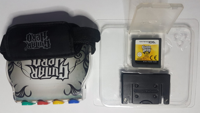 KIT Nintendo DS Guitar grip+ joc Guitar Hero On Tour controller Grip